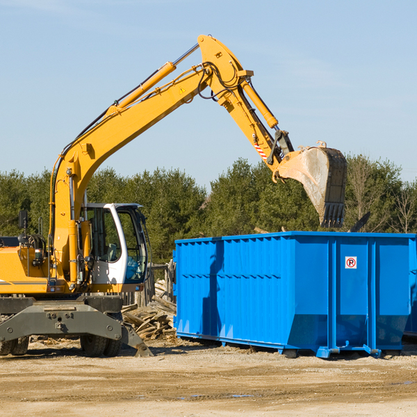 how many times can i have a residential dumpster rental emptied in Hollywood Maryland